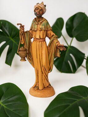 VINTAGE Fontanini Nativity Figurine Wiseman Balthasar Made in Italy 1980's